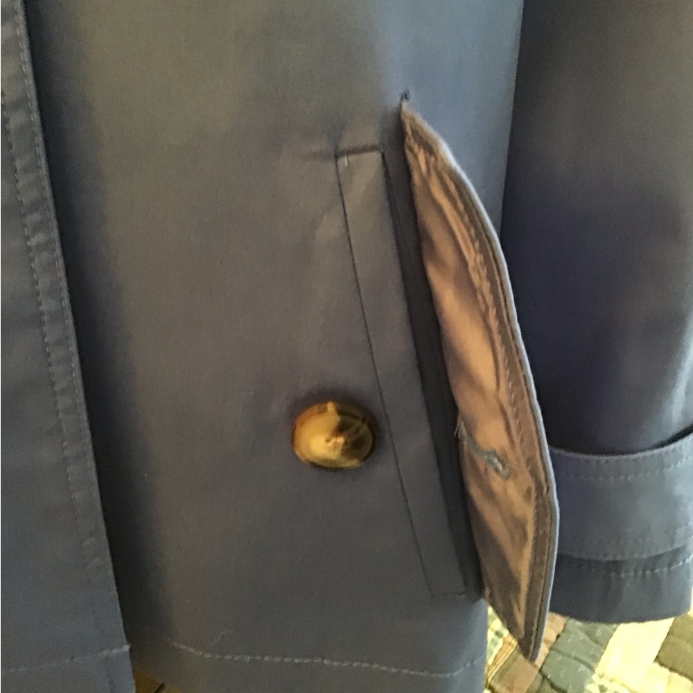 Talbots Blue Double-Breasted Jacket - image 3